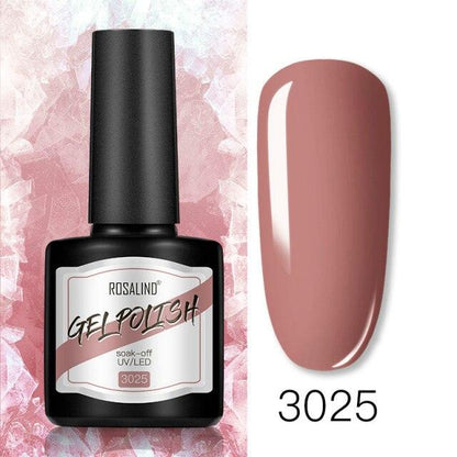 Modern Womens Glossy Colorful 8ml Nail Gel Polish Permanent UV LED  High Quality Crystal Effect Design