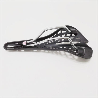 Super Bicycle Saddle Light Plastic Mountain Bike Saddle Seat PVC Cushion Mountain Bike Seat Bicycle Hollow Seat Saddle Carbon Fiber Seat Cushion Cover Lightweight Saddle Bike Accessories