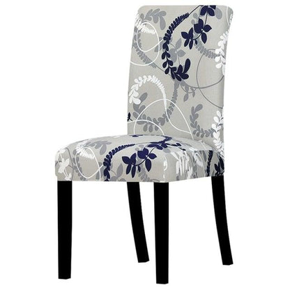 Printed Chair Cover Washable Removable Big Elastic Seat Arm Covers Slipcovers Stretch For Banquet Hotel Printed Dining Chair Slipcovers, Removable Washable Soft Spandex Stretch Chair Covers Banquet Chair