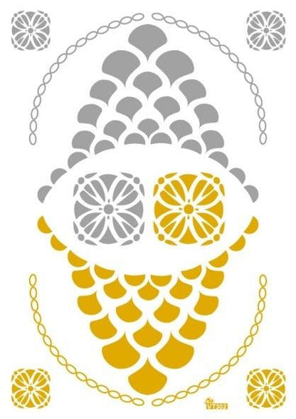 Luxury Metallic Temporary Tattoo Gold Silver Flower Sticker Long Lasting Gold Design For Womens