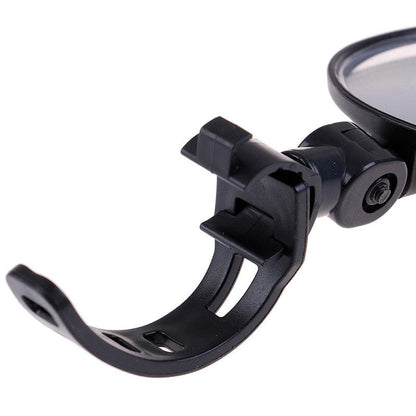 2Pcs Bicycle Mirror Universal Handlebar Rearview Mirror 360 Degree Rotate For Bike Bicycle Cycling Accessories Wide Angle Convex Mirror Adjustable Rotatable Handlebar For Mountain Bike Off Road Bike and Fixed Gear Bike Handlebars