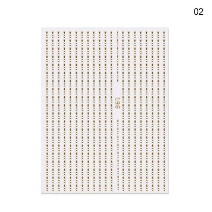 Nail Strip Stickers Black Gold Rose Gold Silver Metal Strip Tape Nail Art Adhesive Foil Tips Nail Sticker Decals Metallic Curve Strip Line Nail Decal Self-Adhesive 3D Wave Design Decoration for Women Girls Tape Nail Art Stickers Decal Decoration