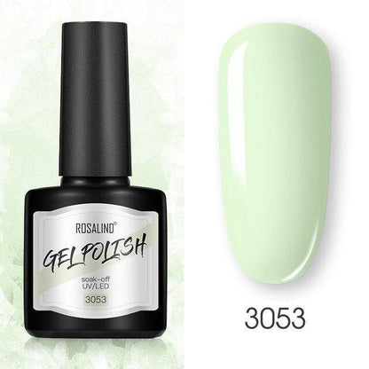 Modern Womens Glossy Colorful 8ml Nail Gel Polish Permanent UV LED  High Quality Crystal Effect Design