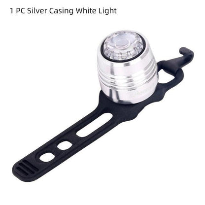 Bicycle Rear Light Bike Warning Lamp USB Charge Red White Light Color Safety Headlight Bike Tail Light Rechargeable Ultra Bright Bike Rear Light USB Rechargeable Bike LED Light