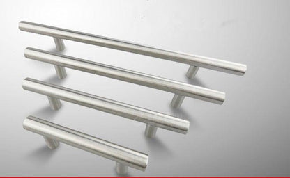 Stainless Steel Kitchen Door Cabinet T Bar Handle Pull Knob Door Pull Handle Stainless Door Handle Stainless Steel Hollow Bar Drawer Pulls Cupboard Knob For Kitchen Furniture