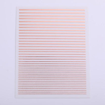Gold Silver 3D Nail Sticker Curve Stripe Lines Nails Stickers Gradient Adhesive Striping Tape Nail Art Stickers Decal Decoration Metallic Curve Strip Line Nail Decal Self-Adhesive 3D Wave Design Decoration for Women Girls