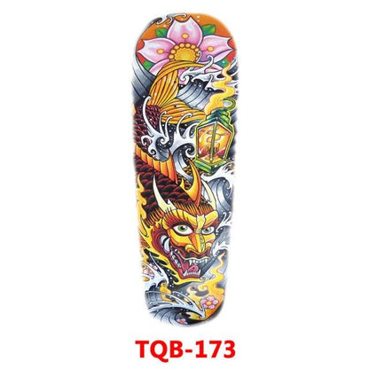 Full Arm Large Size Sleeve Temporary Sticker Dragon Tattoo Waterproof Body Art Realistic 3D Design For Mens