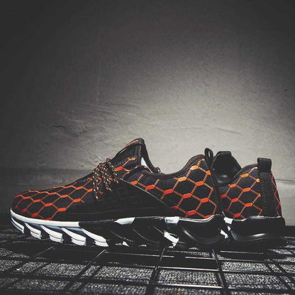 Mens Lightweight Breathable White Sneakers Casual Spring New Fashion Comfortable Walking  Slip-On Sneakers Breathable Fashion Athletic Gym Casual Tennis Sneakers Modern Design Shoes