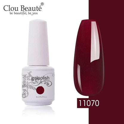 New 2022 Women Gel Nail Polish Pure Pink UV Gel Nail Polish Art Manicure Luxury Colorful Design For Ladies and Womens