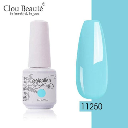 New 2022 Women Gel Nail Polish Pure Pink UV Gel Nail Polish Art Manicure Luxury Colorful Design For Ladies and Womens