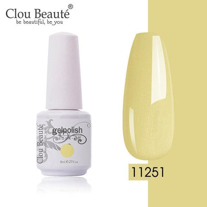 New 2022 Women Gel Nail Polish Pure Pink UV Gel Nail Polish Art Manicure Luxury Colorful Design For Ladies and Womens