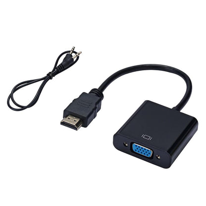 HD 1080P HDMI Compatible To VGA Adapter Converter Cable Gold-Plated HDMI to VGA Adapter For Laptop TV To Projector Display HDTV