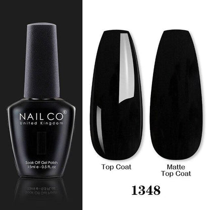 Womens Gel Nail Polish Multi Glossy and Matte Colors Elegant Manicure Design For Womens