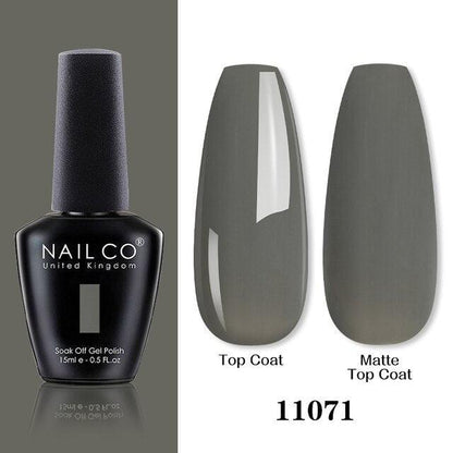 Womens Gel Nail Polish Multi Glossy and Matte Colors Elegant Manicure Design For Womens