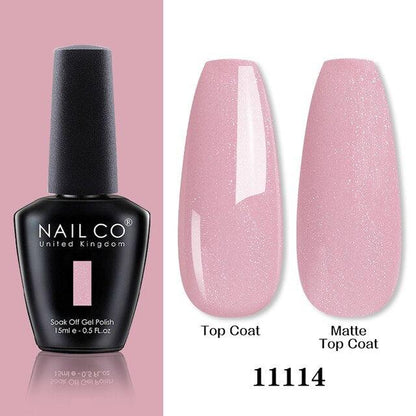 Womens Gel Nail Polish Multi Glossy and Matte Colors Elegant Manicure Design For Womens
