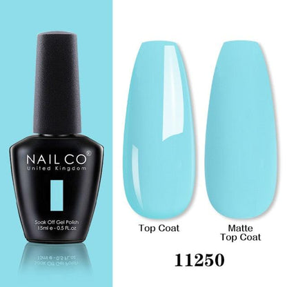 Womens Gel Nail Polish Multi Glossy and Matte Colors Elegant Manicure Design For Womens