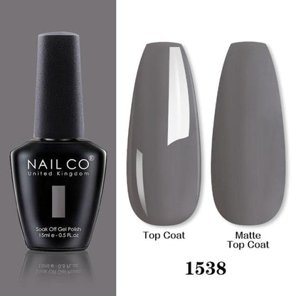 Womens Gel Nail Polish Multi Glossy and Matte Colors Elegant Manicure Design For Womens