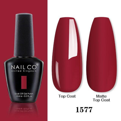 Womens Gel Nail Polish Multi Glossy and Matte Colors Elegant Manicure Design For Womens