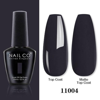 Womens Gel Nail Polish Multi Glossy and Matte Colors Elegant Manicure Design For Womens