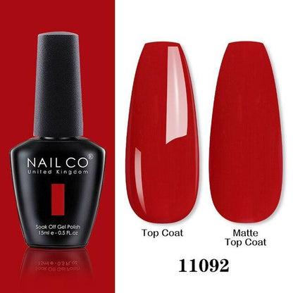 Womens Gel Nail Polish Multi Glossy and Matte Colors Elegant Manicure Design For Womens