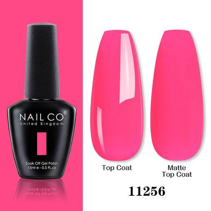 Womens Gel Nail Polish Multi Glossy and Matte Colors Elegant Manicure Design For Womens