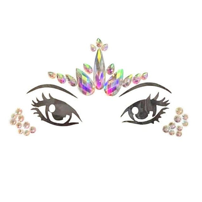23 Sets Glitter Face Jewels Sticker Temporary Party Face Makeup Tattoo Face Gems Glitter Face Jewels Crystal Stickers For Womens
