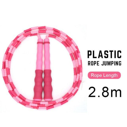 Adult Children Jump Skipping Rope With Non Slip Jumping Rope Sport Jump Rope Large Rubber Exercise Workout For Home Gym Flooring Non-Slip Oval Design Equipment For Workout Excercise And Fitness