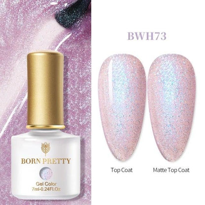 2021 New Womens Colorful Nail Gel Polish Modern Glitter Pink Purple UV Diamond Stylish Design Nail Colors Gel