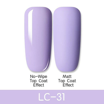 New Modern Fashion Colorful Matte Effect UV Gel Nail Polish Permanent Nail Painting Gel Luxury Matt Style For Women and Girls