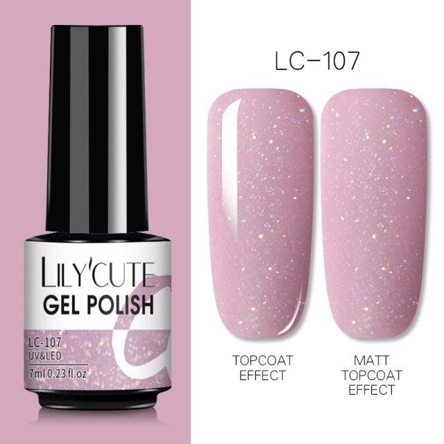 2022 New Fashion Purple Womens Nail Gel 7ml Permanent UV LED Base Matte Glossy Luxury Colorful Effect Nail Gel for Women and Girls