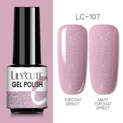 2022 New Fashion Purple Womens Nail Gel 7ml Permanent UV LED Base Matte Glossy Luxury Colorful Effect Nail Gel for Women and Girls