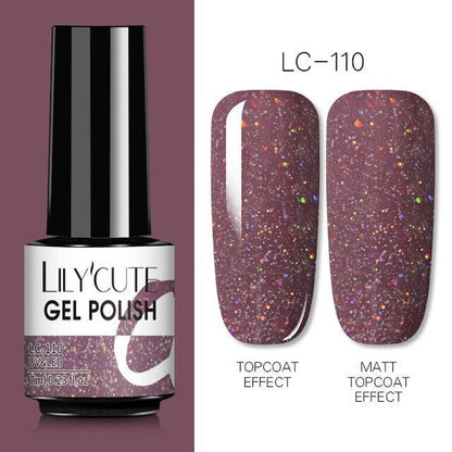 2022 New Fashion Purple Womens Nail Gel 7ml Permanent UV LED Base Matte Glossy Luxury Colorful Effect Nail Gel for Women and Girls