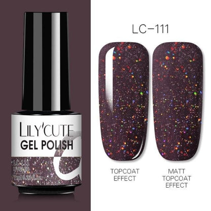 2022 New Fashion Purple Womens Nail Gel 7ml Permanent UV LED Base Matte Glossy Luxury Colorful Effect Nail Gel for Women and Girls