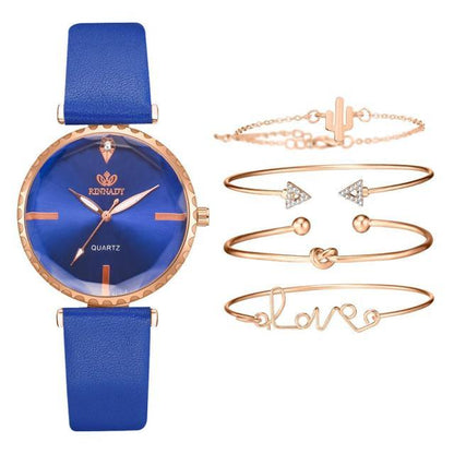Elegant Style Fashion Womens Watch Luxury Leather Band Analog Quartz Wrist Watch Women Dress Leather Band Thin Minimalist Casual Simple Dress Analog Quartz Wristwatch