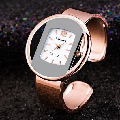 Fashion Gold Classic Women's Watches Luxury Stainless Steel Design Wrist Watch For Women