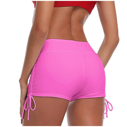 High Waist Bikini Bottoms Women's High Waisted Shorts Swim Bottoms Full Coverage Bikini  Swimsuit Bottom For Women Swimming Panties Ladies Summer Fashion Solid  Bikinis Swim Shorts Bottom Women's Swimsuit