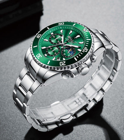 TREND New Men's Elegant Watch Waterproof And Scratch Resistant Stylish Stainless Steel Durable Wrist Watch