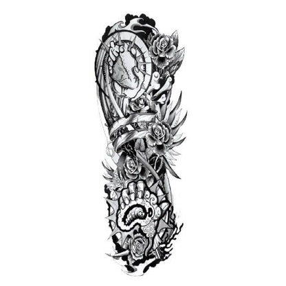 Large Colorful Tattoos For Men Waterproof Dragon Sticker Temporary Luxury Big 3D Tattoo Modern Design