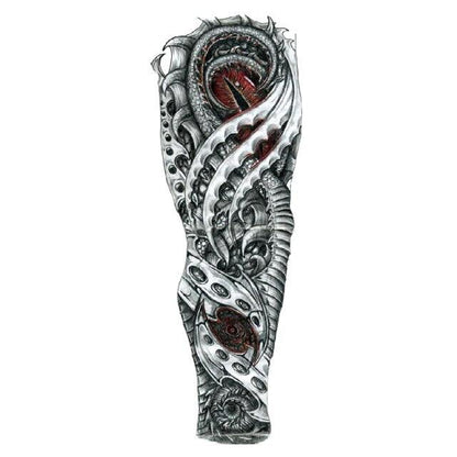 Large Colorful Tattoos For Men Waterproof Dragon Sticker Temporary Luxury Big 3D Tattoo Modern Design
