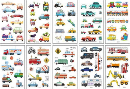 10pcs Dinosaur Sticker Temporary Tatoo Waterproof Colorful Elegant Children Tattoos