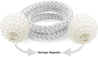 Magnets Curtains Clamps Curtain Holder Pompom Tieback Magnetic Clips Hanging Balls Tie Back Home Decoration Accessories Magnetic Curtain Tiebacks European Style Decorative Curtain Drape Tie With Strong Magnetic For Home And Office Decoration