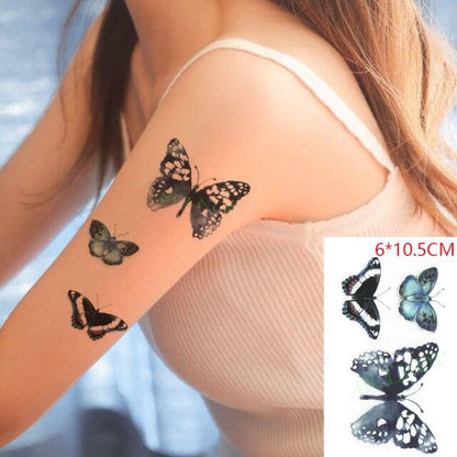 Lion King Temporary Tattoo Waterproof Black And Colorful Small Big Luxury Tattoo For Mens Womens