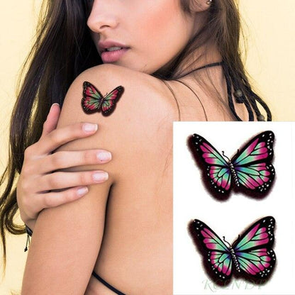 Luxury Different Waterproof Temporary Tattoo Sticker Snake Flower Fake Tattoo Body Art Adult Fashion Stickers For Womens Mens