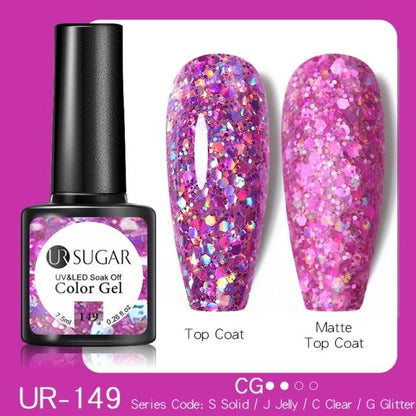 Fluorescent Gel Nail Polish Yellow Green High Quality Colors UV Strong Matte Effect Luxury Design For Girls and Women