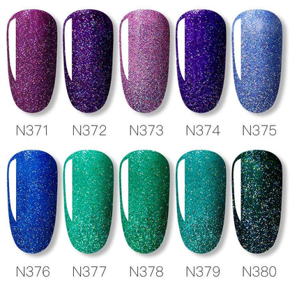 New Womens Fashion Gel Nail Polish UV LED Semi Permanent Matt Glossy Effect Luxury Manicure Design