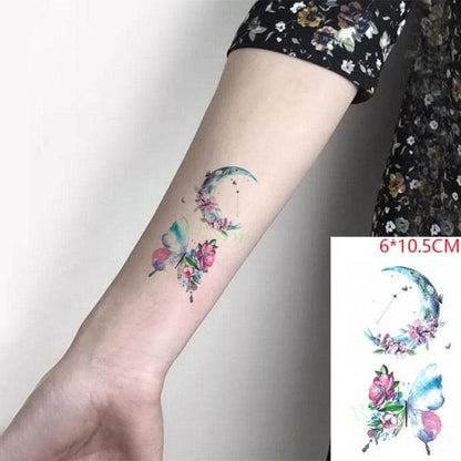 New Different Waterproof Temporary Tattoo Cute Fox Dog Luxury Animal Stickers Tattoo Colorful Modern Design For Adults Kids