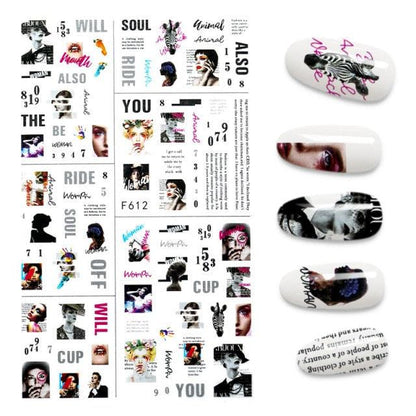 3D Nail Stickers Leaves Butterfly Panda Love Heart Design Stickers For Nails Manicure Foil Nail Art Decor  Girls Manicure Decoration Nail Art Supplies 3D Self-Adhesive Nail Decals Designer Nail Stickers for Acrylic Nails