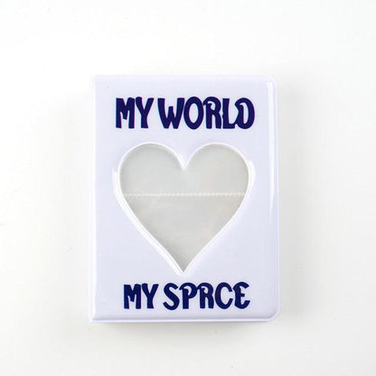 64 Pockets 3 Inches Photo Album Card Holder Receipt Storage Hollow Love Heart Photo Holder Business Card Bag Kpop Photocard Holder Book Polaroid Book Album Gifts For Valentines Day