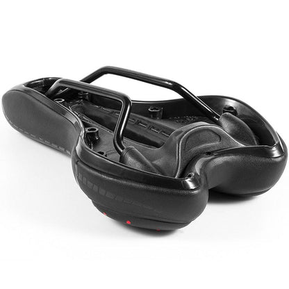 Bike Saddle Mountain Road Bike Seat PU Leather Gel Filled Cycling Cushion Comfortable Shockproof Bicycle Saddle Seat Cushion For Men Comfort Bike Saddle Anti-Slip Bicycle Saddle Waterproof Bicycle Seat For Mountain Bike Seat