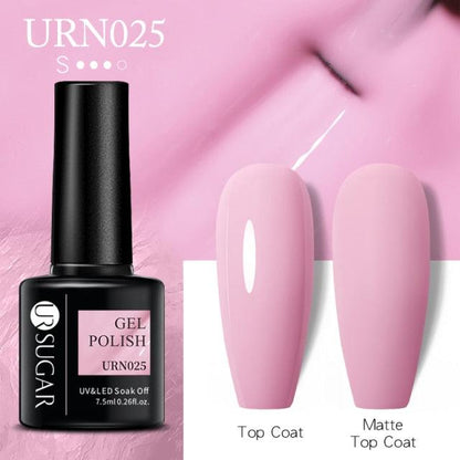 New 2022 Pink Blue Gel Nail Polish UV Color Changing Elegant Luxury Glossy Nail Design For Womens